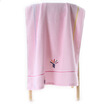 

Gold towel Miffy series bath towel MF3005H put satin embroidery bath towel brown single suit 140 73cm 380g