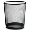 

Deli 9190 solid high-quality iron net round basket trash black