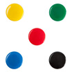

COMIX 5 loaded color strong magnetic particles white board magnetic buckle 30mm office stationery B2383