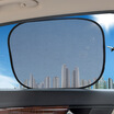 

Card holder free of charge electrostatic adsorption side of the car car with a heat shield sun block black block