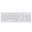 

Lenovo K5819 ultra-thin chocolate keyboard durable anti-splash design white