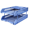 

Miki SUNWOOD FB4112 two-tier file disk file basket file bar blue