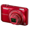 

Nikon COOLPIX S6400 Portable Digital Camera Red 1600000 pixels 3 inch screen 12X optical zoom 25mm wide angle 3D photography CMOS