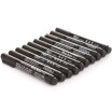 

Genvana G-0902 Single Head Oil Marker - Black 10 Pack