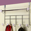 

Jingdong Supermarket Ou Runzhe hanging clothes hook bathroom iron white ceramic beads towel clothing door after the door-free hook