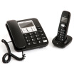 

Effective deli 791 digital cordless phone sub-machine 24G lightning classic black