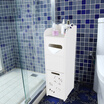 Joy Collection Qiao Assistant Bathroom Wash Table Storage Cabinet Washing Machine Toilet Side Locker Floor Rack 1285 joy collection kopen in de aanbieding Joy Collection Qiao Assistant Bathroom Wash Table Storage Cabinet Washing Machine Toilet Side Locker Floor Rack 1285 joy collection kopen in de aanbieding
