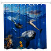 Gbtiger The Mermaidthe Whale Polyester Shower Curtain Bathroom High Definition 3D Printing Water Proof gbtiger kopen in de aanbieding Gbtiger The Mermaidthe Whale Polyester Shower Curtain Bathroom High Definition 3D Printing Water Proof gbtiger kopen in de aanbieding