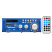 12V 220V Mini Audio Amplificador de potencia BT Receptor de audio digital AMP USB Ranura SD Reproductor de MP3 Radio FM Pantalla LCD con control remo