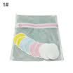 81216Pcs Bamboo Velvet Soft Reusable Washable Makeup Remover Pads Face Wipes