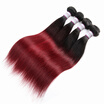 Racily Hair Ombre Brazilian Straight 4 Bundles 1B Burgundy Dark Red Human Extensions racily hair kopen in de aanbieding Racily Hair Ombre Brazilian Straight 4 Bundles 1B Burgundy Dark Red Human Extensions racily hair kopen in de aanbieding