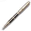 Hero HERO 2065 black rod 10K gold tip pen ink pen gold pen black