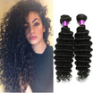 Abalance Brazilian Deep Wave Virgin Human Hair Weaves 100 Unprocessed Curly Fast Shippping 4Pcslot abalance kopen in de aanbieding