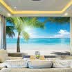Foto personalizada fondo de pantalla 3D del sudeste de Asia paisaje de la luz del sol del sol salón tema Hotel telón de fondo Mural papel de pared decoración para el hogar