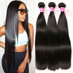 Clarolair Hair Products 3 Bundles Brazilian Virgin Straight Human Weaves Brazillian clarolair kopen in de aanbieding