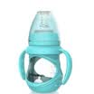 MillyMally Infant Macarons Drop Glass Bottle Wide Diameter Baby Products 150ML Serenity Blue