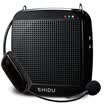10 degrees ShiDu SD-S613 24G wireless loudspeaker high-power 18-watt small bee teacher teaching tour guide dedicated loudspeaker loudspeaker multi-function player classic black