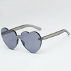 Likeu S New Arrival Red Heart Sunglasses For Women 2018 Trendy Novelty Rimless Sun Glasses Candy Color Love Style Fashion Pink Eyewear likeu s kopen in de aanbieding