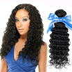 Wyf Deep Wave Virgin Hair Weave 5Pcs Unprocessed Indian Human Bundles wyf kopen in de aanbieding