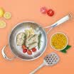 GAOJIEYA Milarom series self-driving family picnic wok 30cm portable picnic wok induction cooker open fire universal