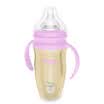 Small potato potato wide caliber ppsu bottle with handle straw drop-proof baby newborn bottle 270ml purple