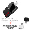 SanDisk 30 OTG USB Flash Drive 128GB 64GB 32GB 16GB 8GB Pendrive USB Stick 30 Pen Drive U Disk with MicroUSB TypeC Adapter