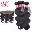 Mokogoddess Moko Hair Brazilian Virgin Body Wave Lace Frontal Closure 4 Bundles With 13X4 Human Weaving Extensions mokogoddess kopen in de aanbieding Mokogoddess Moko Hair Brazilian Virgin Body Wave Lace Frontal Closure 4 Bundles With 13X4 Human Weaving Extensions mokogoddess kopen in de aanbieding
