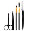 Joy Collection Uplus Beginner Stainless Steel Intensive Eyebrow Repair Tool Set Of 5 Makeup Cut Clip Brush Spiral Knife Unisex joy collection kopen in de aanbieding