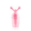 Red elephant bite baby fruit&vegetable food supplement fruit bite bag - pink