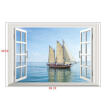 Duopindun Ocean Sailboat 3D Window View Wall Stickers Decal Pvc Art Mural Home Room Decors duopindun kopen in de aanbieding Duopindun Ocean Sailboat 3D Window View Wall Stickers Decal Pvc Art Mural Home Room Decors duopindun kopen in de aanbieding