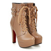 Idifu Womens Trendy Studded Stars Buckled Belt Lace Up Almond Toe Chunky High Heel Platform Short Boots idifu kopen in de aanbieding Idifu Womens Trendy Studded Stars Buckled Belt Lace Up Almond Toe Chunky High Heel Platform Short Boots idifu kopen in de aanbieding