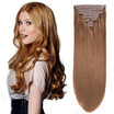 Bhf Hair Clip In Extensions Long In Human 20Inch 10 Pcs Silky Soft Full Head 140G bhf kopen in de aanbieding