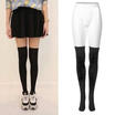 Meihuid Solid Girls Ladies Long Cotton Stockings Women Thigh High Over The Knee Socks meihuid kopen in de aanbieding