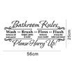 Duopindun Bathroom Rules Words Wall Sticker Vinyl Art Decal Home Glass Decoration duopindun kopen in de aanbieding Duopindun Bathroom Rules Words Wall Sticker Vinyl Art Decal Home Glass Decoration duopindun kopen in de aanbieding