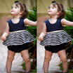 Duopindun 2017 Cute Girls Casual Dress Kids Baby Striped Princess Pageant Tutu Party duopindun kopen in de aanbieding Duopindun 2017 Cute Girls Casual Dress Kids Baby Striped Princess Pageant Tutu Party duopindun kopen in de aanbieding