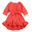 Meihuid Children Baby Girls Dress Ruffles Sleeve Party Casual Sundress Clothes meihuid kopen in de aanbieding