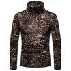 Meihuid Us Men Fashion Leopard Print Turtle Neck Long Sleeve Knit Pullover Sweater Tops meihuid kopen in de aanbieding Meihuid Us Men Fashion Leopard Print Turtle Neck Long Sleeve Knit Pullover Sweater Tops meihuid kopen in de aanbieding