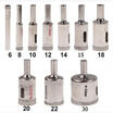 Canis 10Pcs 6 30Mm Diamond Tool Drill Bit Hole Saw Set For Glass Ceramic Marble New canis kopen in de aanbieding Canis 10Pcs 6 30Mm Diamond Tool Drill Bit Hole Saw Set For Glass Ceramic Marble New canis kopen in de aanbieding