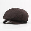 Meihuid New Fall Winter Mens Genuine Fur Ivy Hat Cap Headgear Beanie Beret Cabbie meihuid kopen in de aanbieding