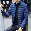 Clothing Loves Mens Fashion Pure Color Long Sleeve Stand Collar Breathable Keep Warm Casual Zipper Cardigan Coat clothing loves kopen in de aanbieding