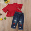 Duopindun 2Pcs Kids Baby Girls Outfits Casual T Shirt Tops Long Pants Leggings Clothes Set duopindun kopen in de aanbieding Duopindun 2Pcs Kids Baby Girls Outfits Casual T Shirt Tops Long Pants Leggings Clothes Set duopindun kopen in de aanbieding