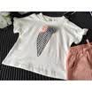 Verano para niños bebés niñas trajes ropa camiseta tops pantalones cortos pantalones cortos 2 piezas conjunto