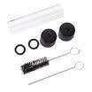 New Design 2 Series Smoking Twisty Glass Blunt Pipe Obsolete With Cleaning Kits