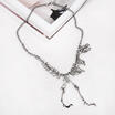Canis Goth Dinosaur Skeleton T Rex Statement Necklace Steampunk Gift Punk Jewellery canis kopen in de aanbieding