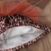 US Newborn Baby Girl Ropa de Acción de Gracias Pavo y Leopardo Tutu Vestido Conjunto de traje
