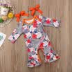 Recién nacido bebé niña mameluco mono Traje Traje Ropa Trajes 0-24M