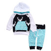 Meihuid Newborn Toddler Boys Girls Hooded Tops T Shirtpants Sweatsuit Outfits Clothes meihuid kopen in de aanbieding