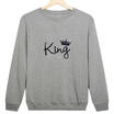 Canis King Queen Matching Couple Hoodies Love Hisher Fleece Shirts Tops canis kopen in de aanbieding