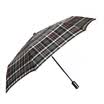 Mario Gucci MARJA KURKI automatic opening of the British grid new men&women universal three fold umbrella gray 9Z210188