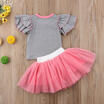 Duopindun Newborn Kids Baby Girls Fly Sleeve Tops T Shirt Tulle Short Skirt Dress Outfits duopindun kopen in de aanbieding Duopindun Newborn Kids Baby Girls Fly Sleeve Tops T Shirt Tulle Short Skirt Dress Outfits duopindun kopen in de aanbieding